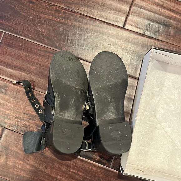 Jessica Buurman Black Gold double buckle boots size 38 - Picture 13 of 14